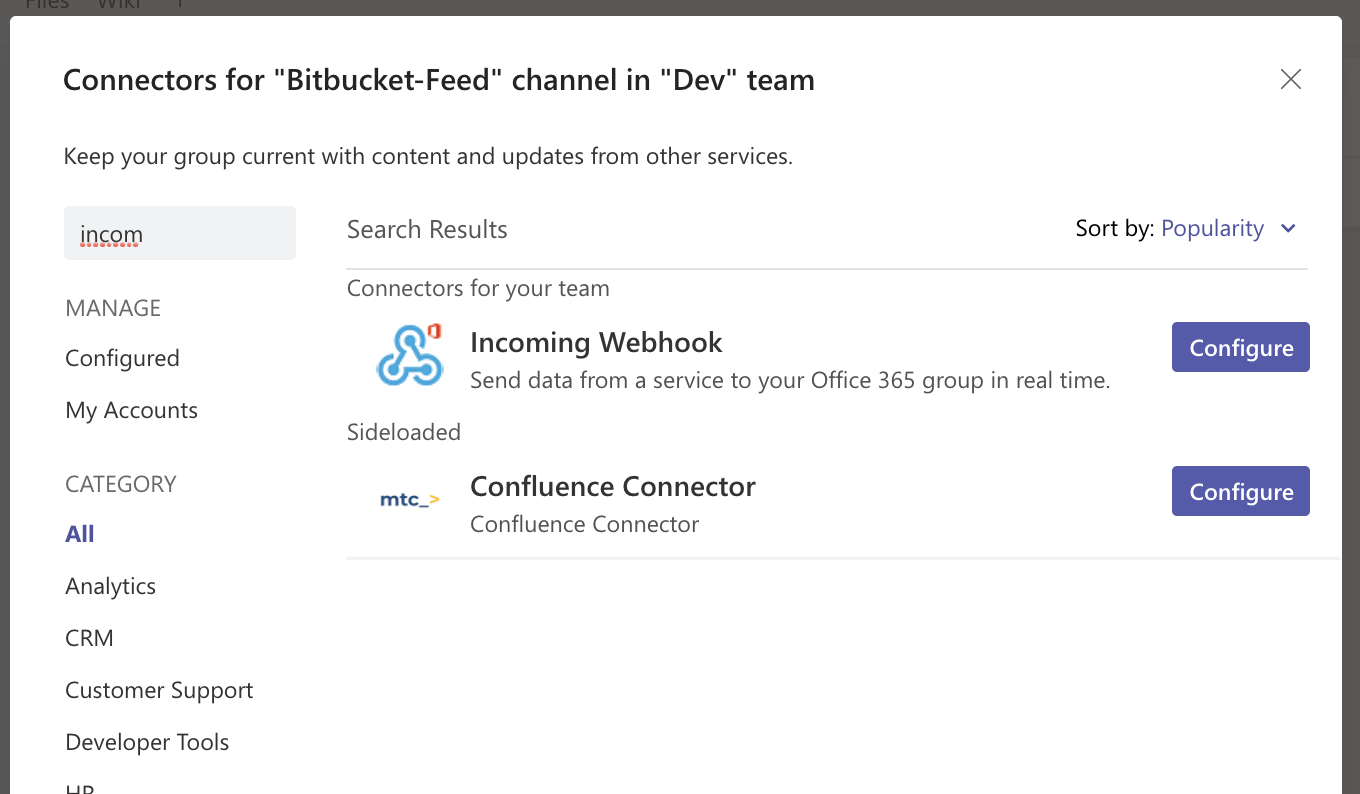 How to get Microsoft Teams notifications from Atlassian Bitbucket Cloud